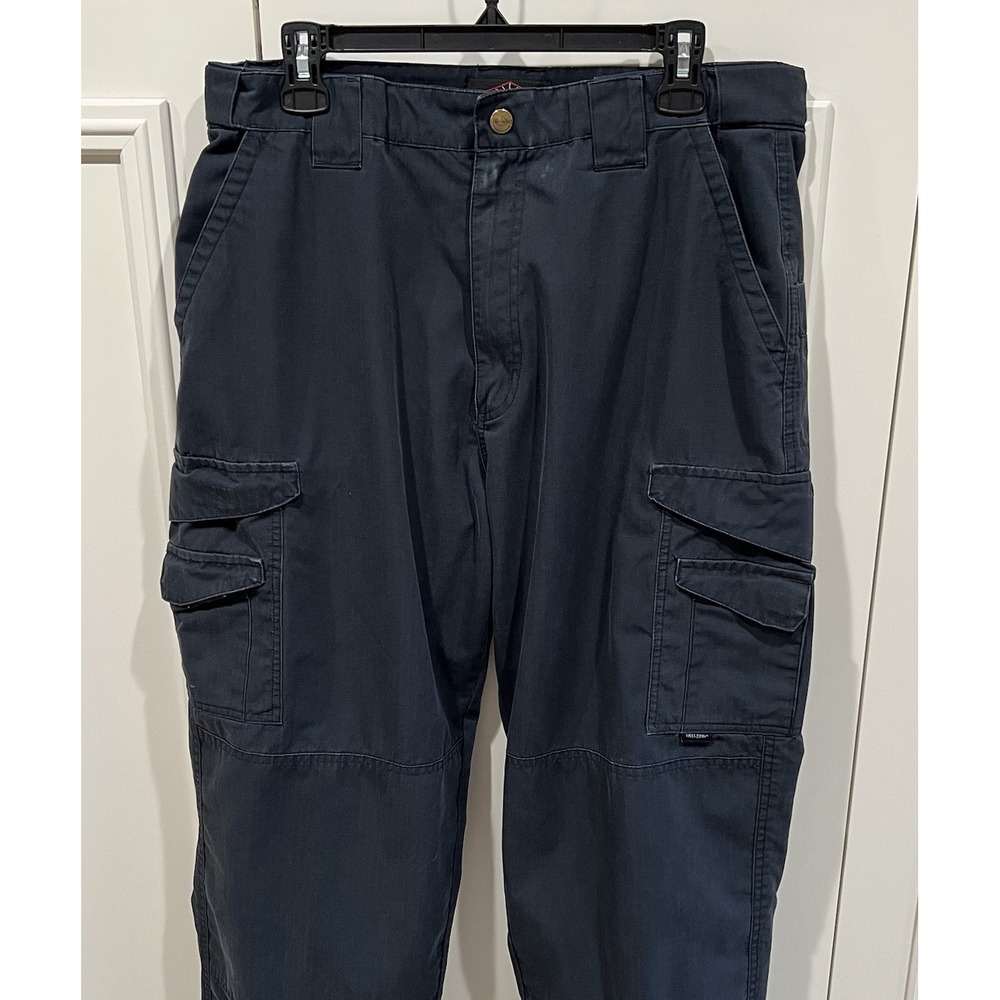 TRU-SPEC Tactical Cargo Pants Navy Blue Utility Workwear Size 36‎ Ripstop - Picture 2 of 7